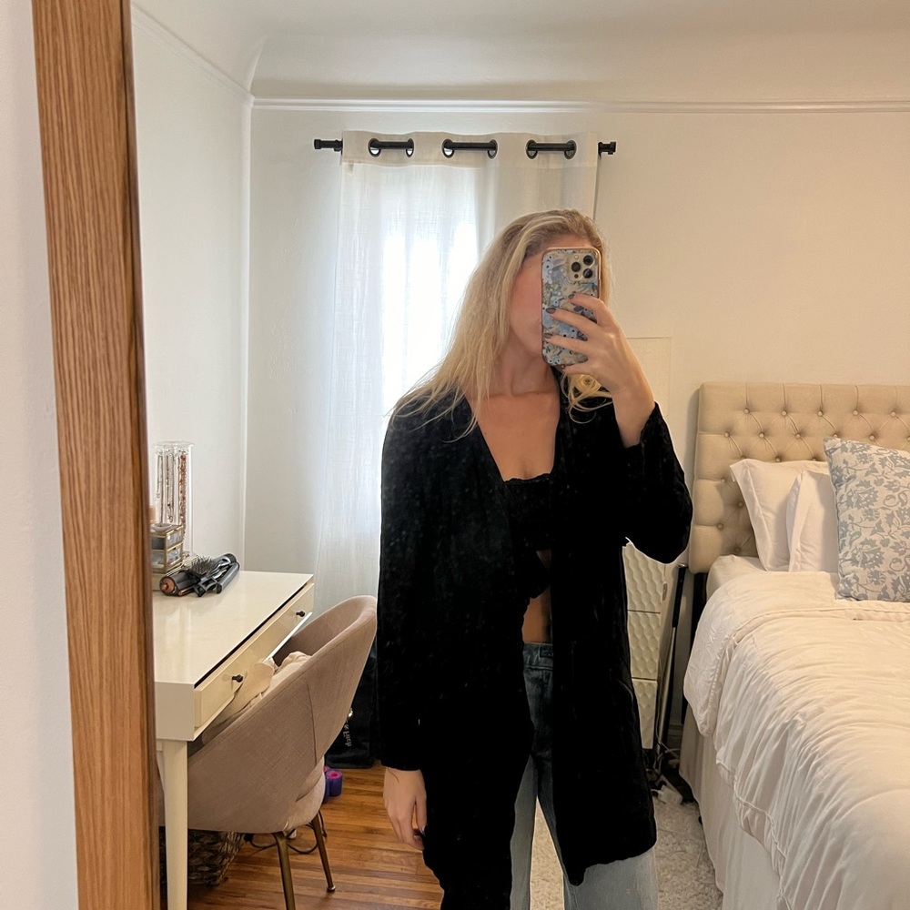 Mittoshop Black Trench Coat